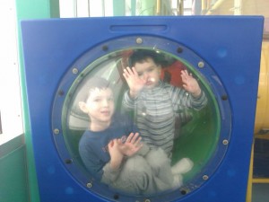 Boys in a bubble